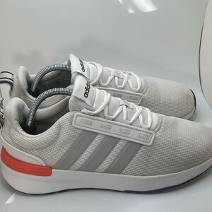 Adidas Mens Racer TR21 GZ8191 Gray Running Shoes Sneakers Size 10